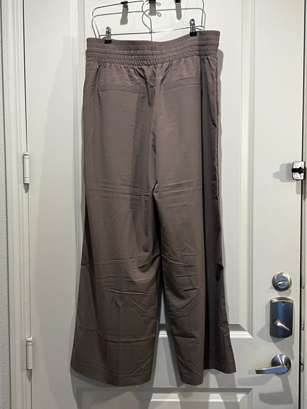SPANX On The Move Wide Leg Travel Pant Brown XL NWT - Picture 3 of 5